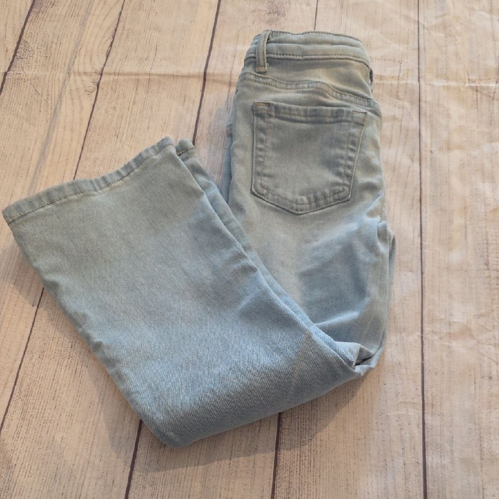 Jumping Beans Light Blue Flare Jeans with Butterfly Design - Picture 6 of 6